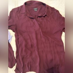 Theory - silk button down